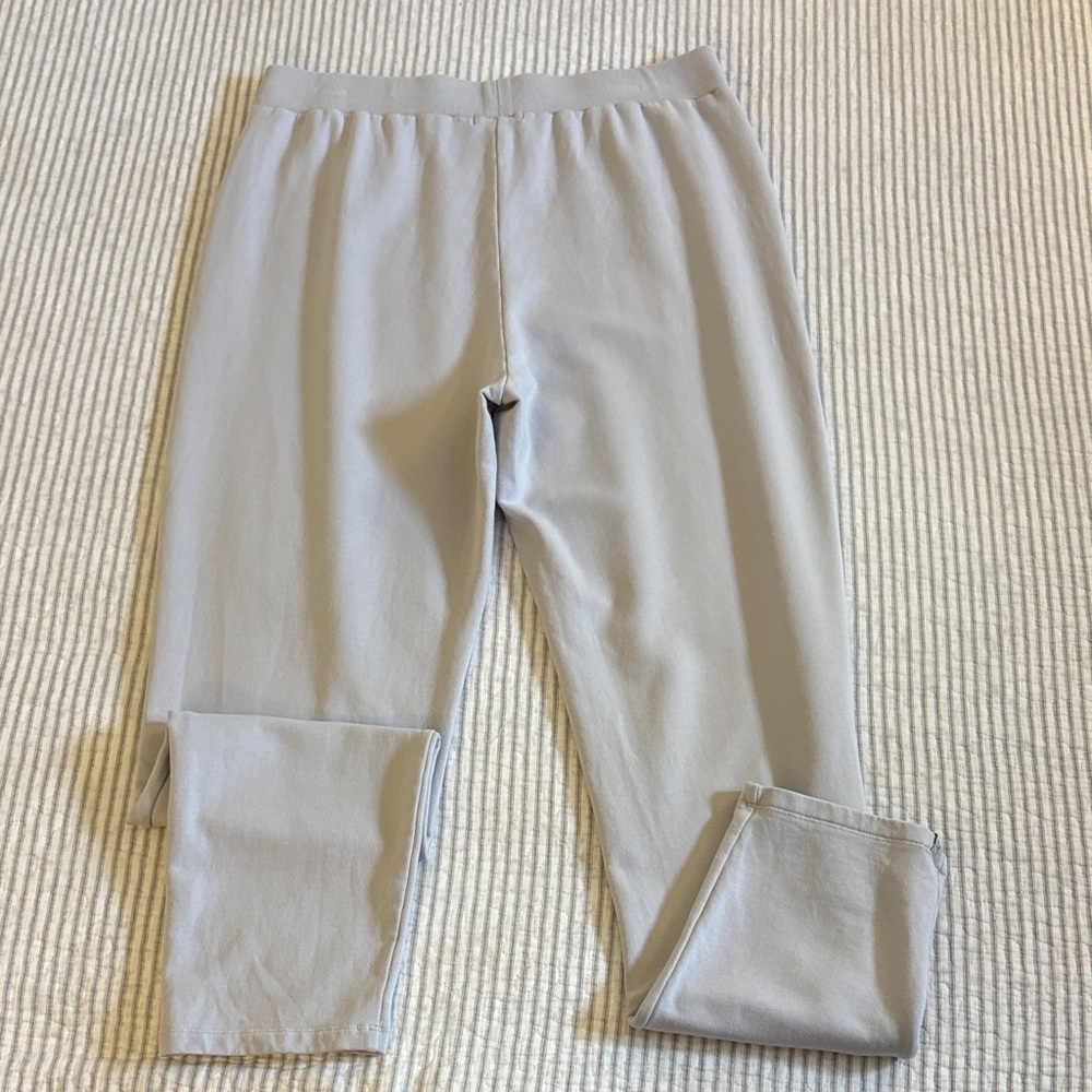 Barefoot Dreams Cozy Straight Leg Lounge Pants ~ Size Large Tall ~ Light Grey - Picture 6 of 8
